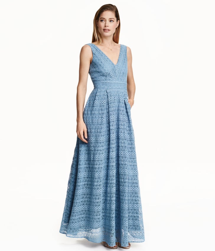 H&M Lace Maxi Dress ($129) | Affordable Wedding Guest ...