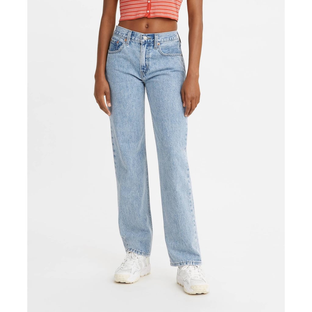 Levi's High-Rise Low Pro Straight Jeans