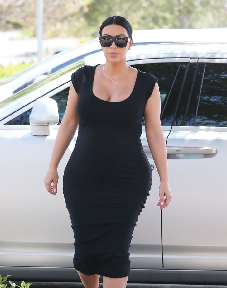Kim Kardashian Baby Bump Grocery Store Pictures Popsugar Celebrity