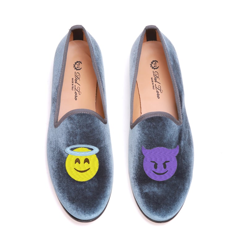 Del Toro For Moda Operandi Emoji Smoking Slippers