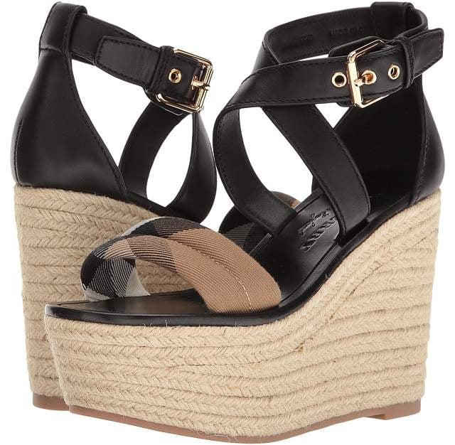 burberry shoes wedges