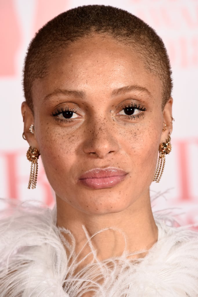 Adwoa Aboah | Celebrity Hair and Makeup at the 2018 Brit Awards ...