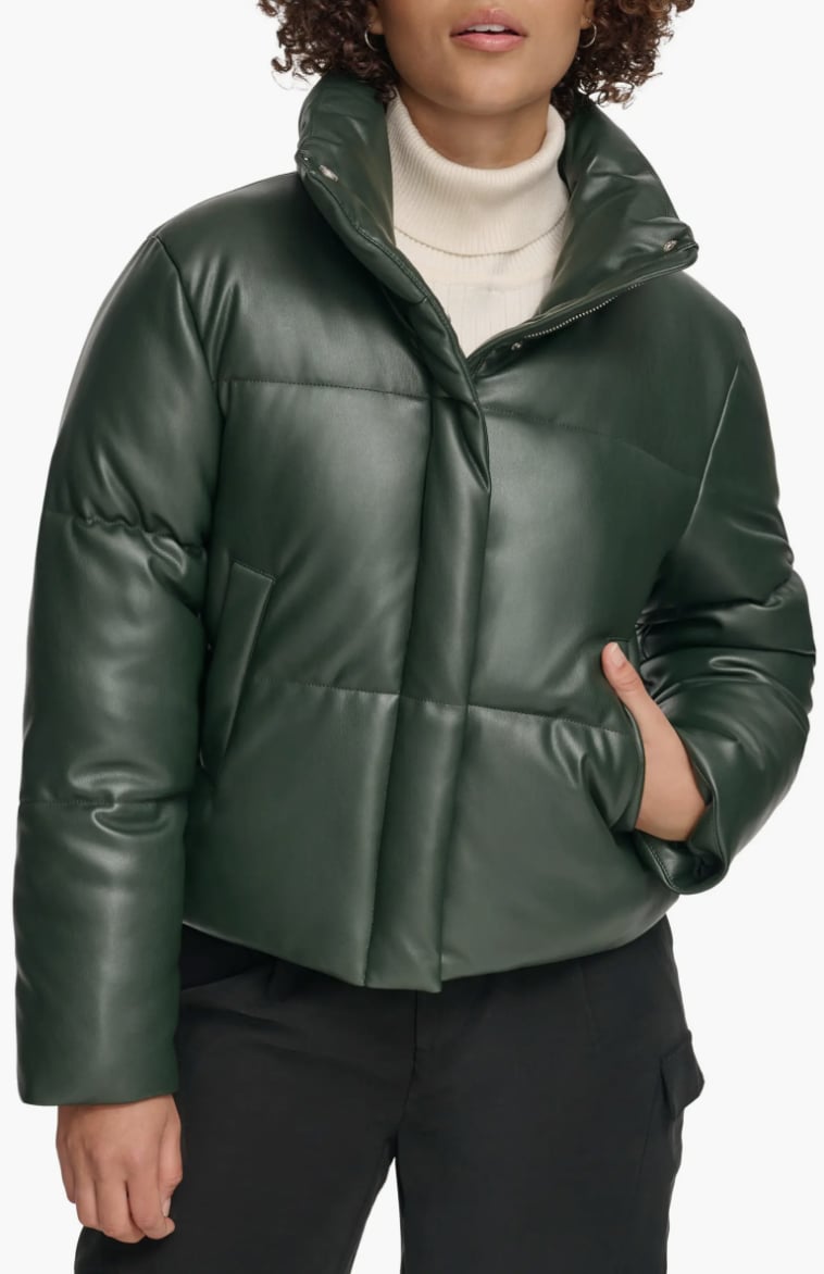 Crop Puffer Coat With Hood 2024