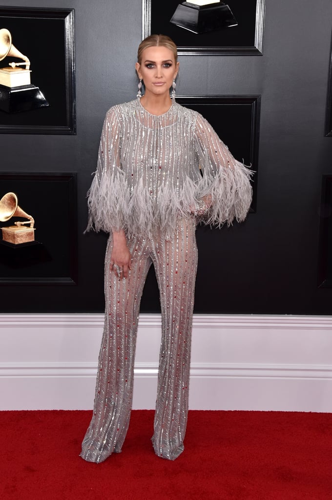 Ashlee Simpson Georges Chakra Jumpsuit 2019 Grammys