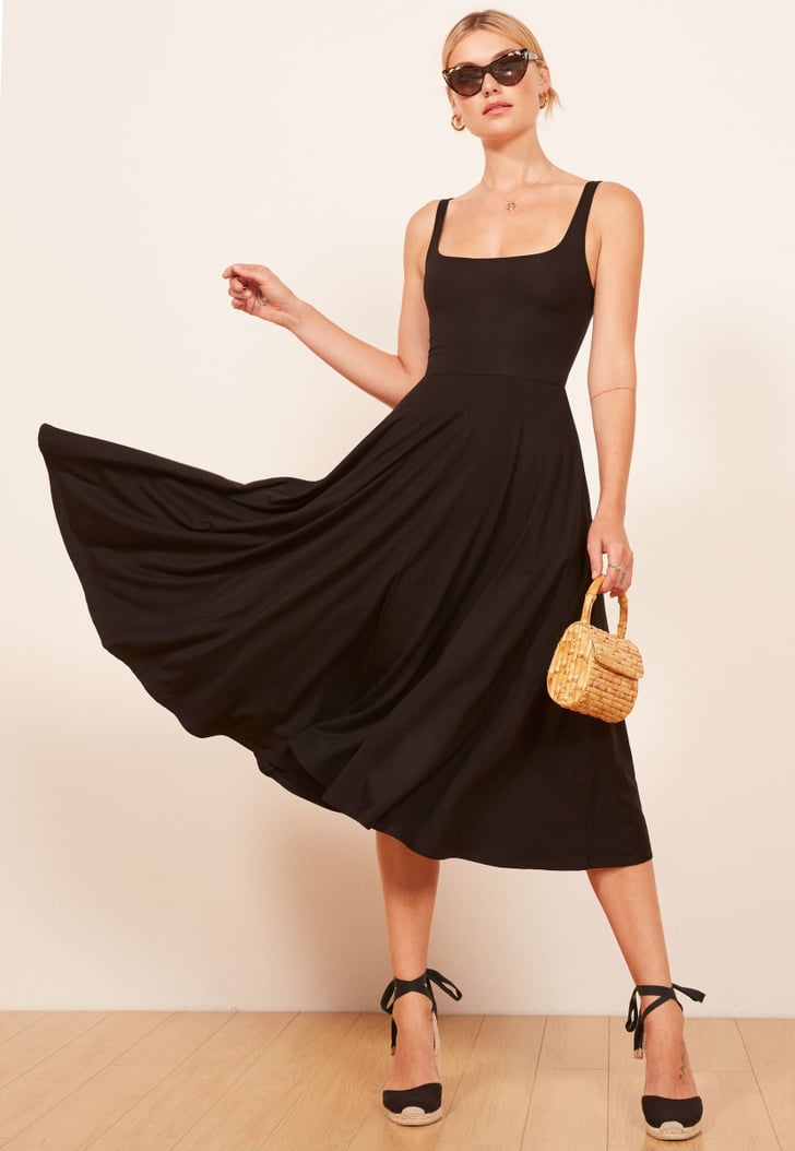nordstrom long black dress