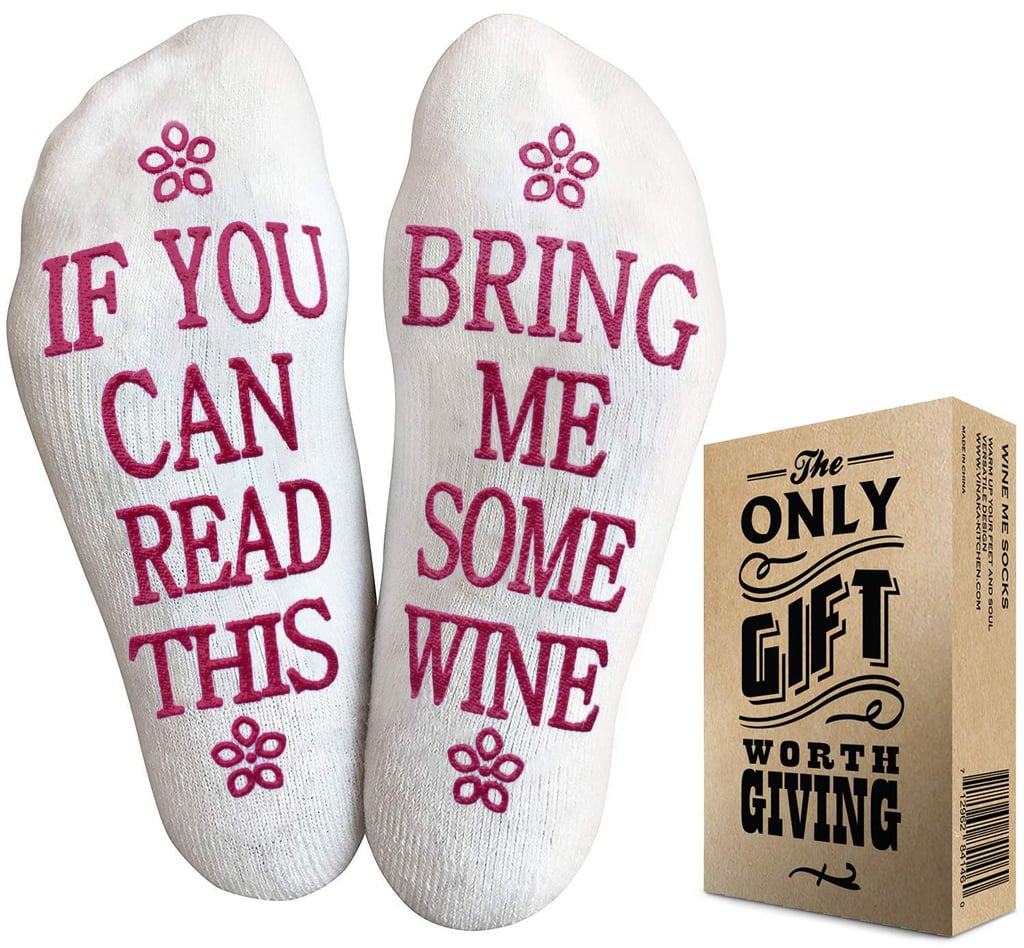 If You Can Read This Wine Socks