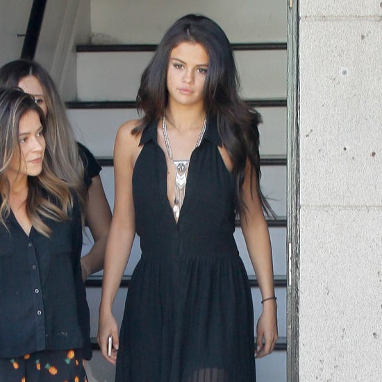 Selena Gomez's Sheer Dress Street Style