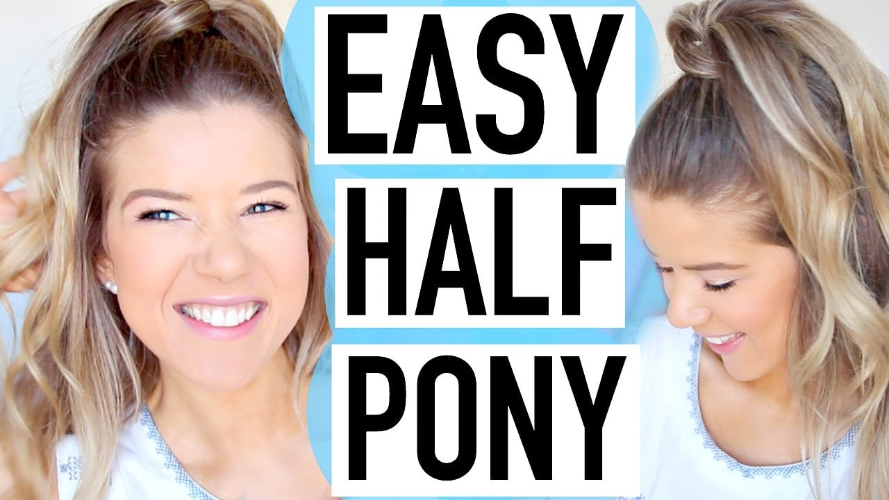 Hair Half Up Half Down Tutorials Popsugar Beauty Middle East