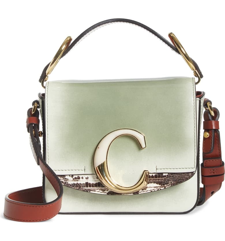 Chloé Mini C Leather Shoulder Bag