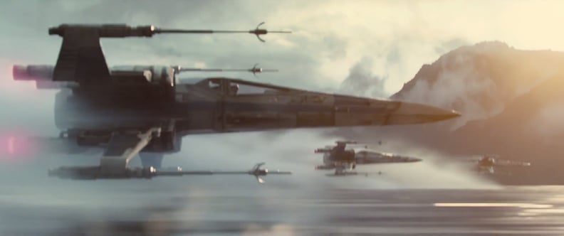 Oh man, check out those X-wing starfighters!