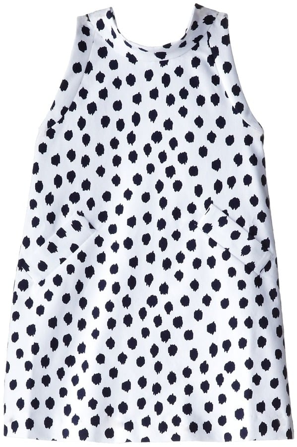 Ikat Dot Cotton Canvas Dress