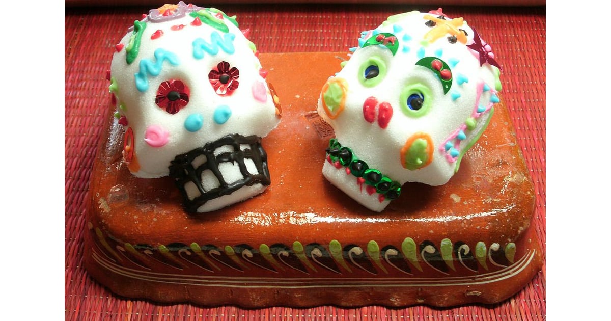 Tint Homemade Frosting With Food Coloring To Decorate These Skulls