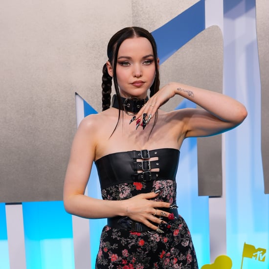 Dove Cameron's Pin-Up-Inspired Blunt-Bangs Hairstyle