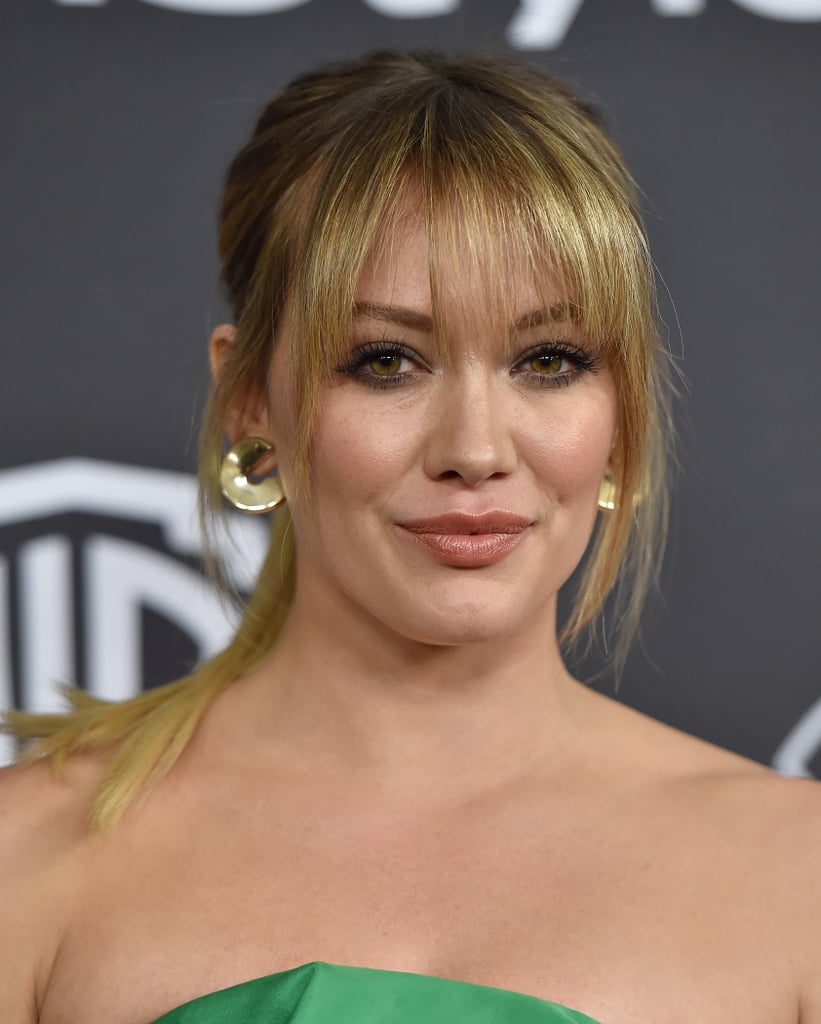 World News Celebrities With Bangs: Hilary Duff With Wispy Bangs