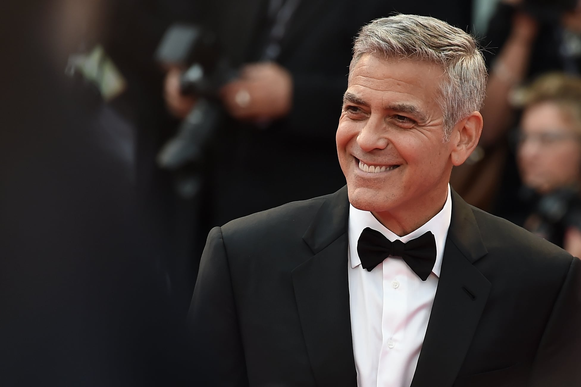 VENICE, ITALY - SEPTEMBER 02:  George Clooney walks the red carpet ahead of the 'Suburbicon' screening during the 74th Venice Film Festival at Sala Grande on September 2, 2017 in Venice, Italy.  (Photo by Stefania D'Alessandro/WireImage)