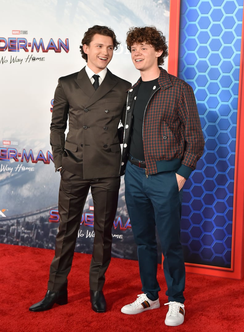 Tom Holland and His Brother, Harry, at the Spider-Man: No Way Home Premiere in Los Angeles