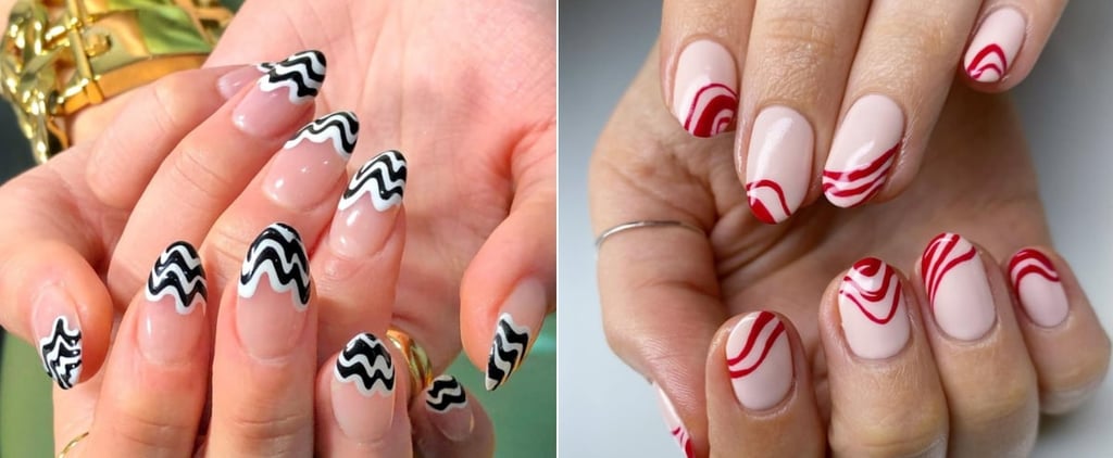 Squiggly French Tip Manicure Trend Ideas For 2021
