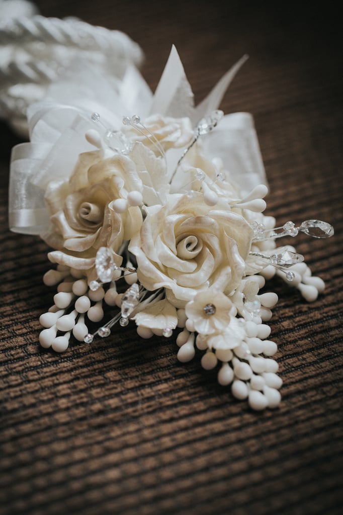 Elegant Wedding Reception With Blush and Gray Colors