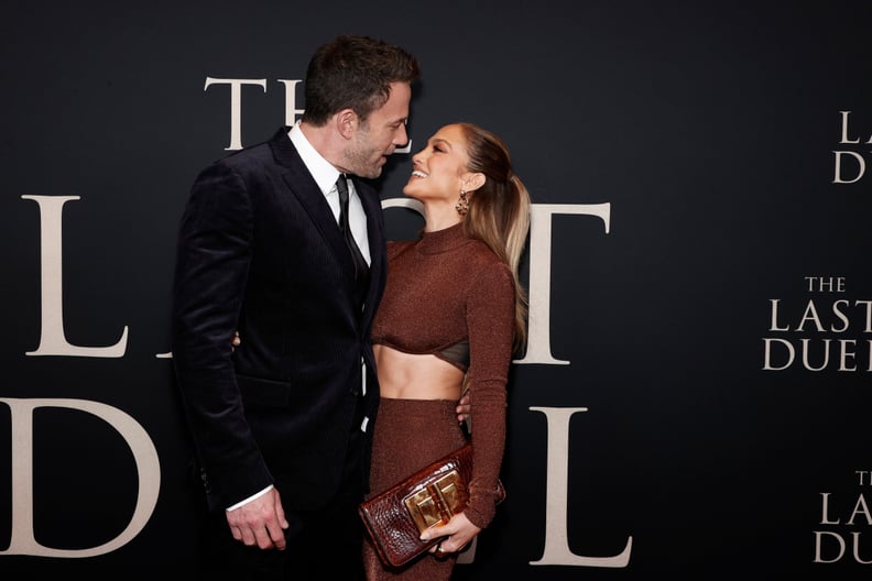 Jennifer Lopez and Ben Affleck at the Premiere of "The Last Duel" in October 2021