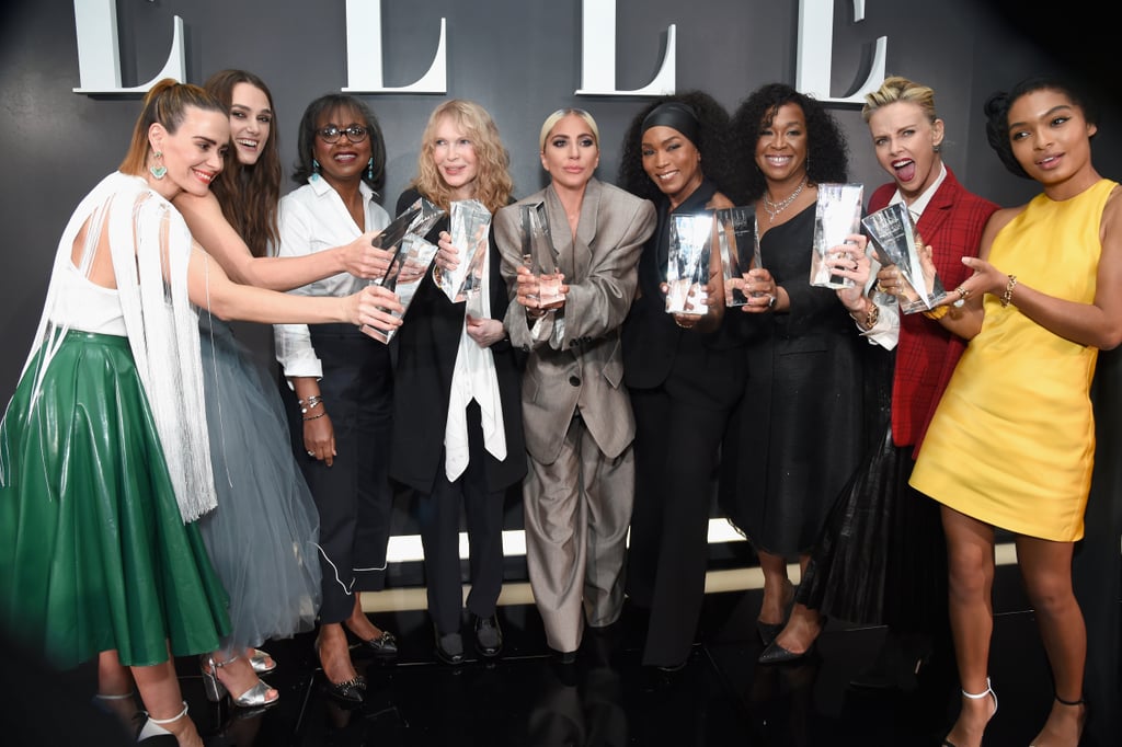 Sarah Paulson Lady Gaga at Elle Women in Hollywood Photos