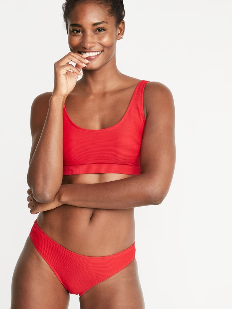 old navy red swimsuit