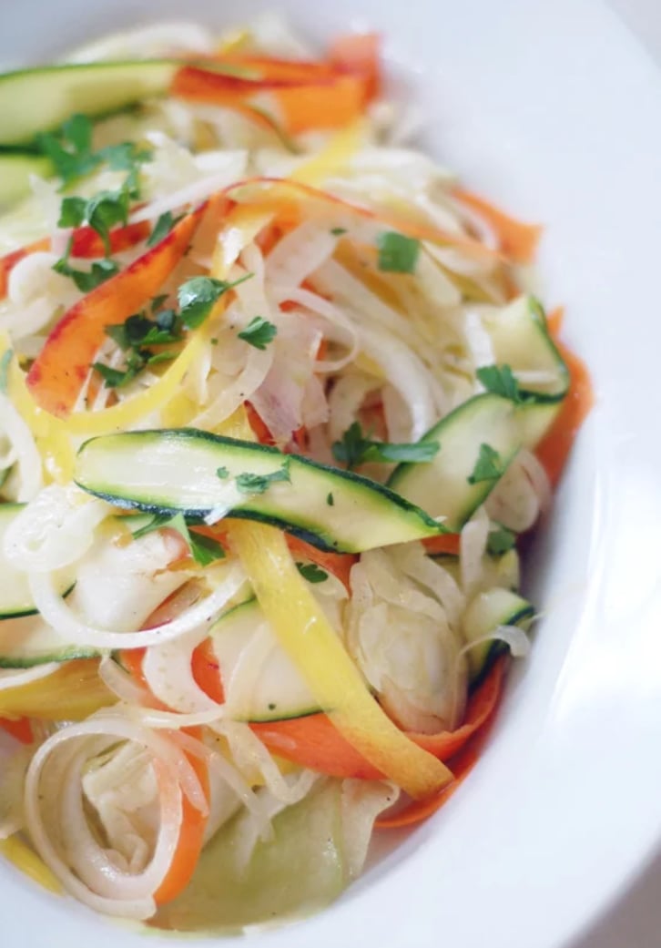 Ribboned Vegetable Salad