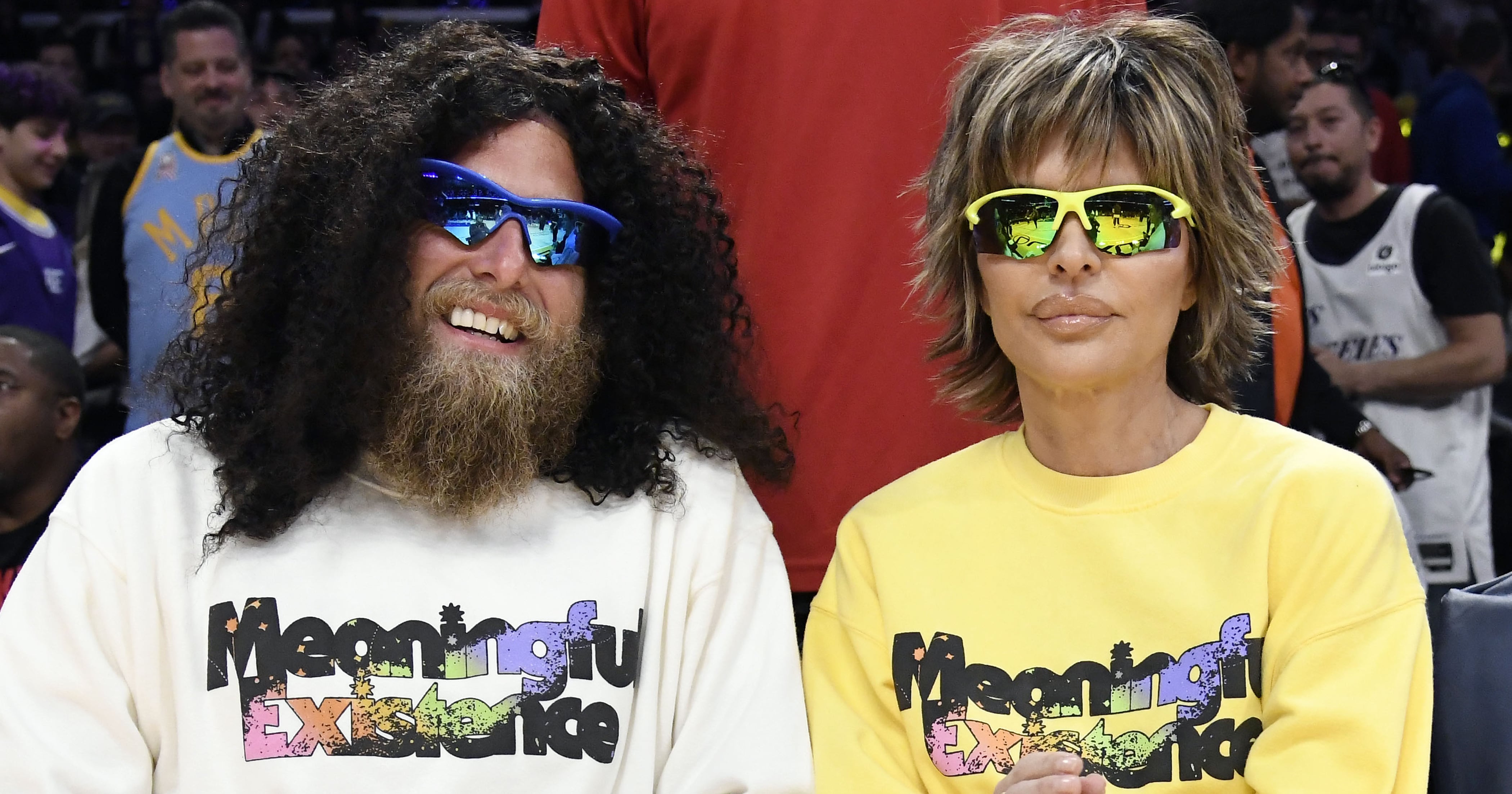 Jonah Hill and Lisa Rinna Meaningful Existence Outfits POPSUGAR
