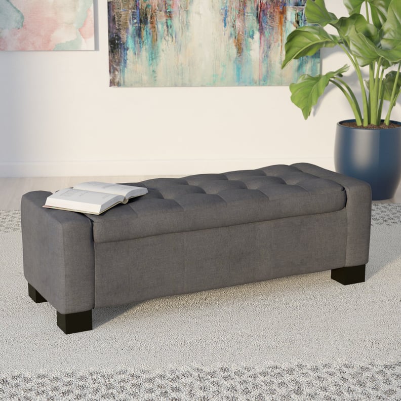 Gianluca 50" Tufted Rectangle Storage Ottoman