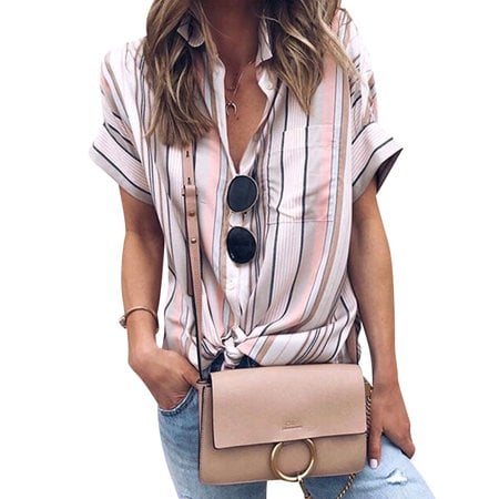 711OnlineStore Striped Shirt