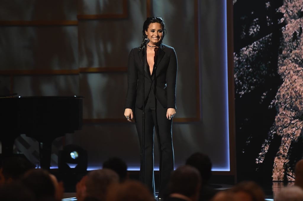 Selena Gomez Demi Lovato at Billboard's 2015 Women in Music
