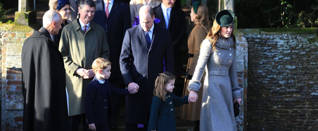 Prince George and Princess Charlotte Made Their Christmas Day Debut With the Royal Family
