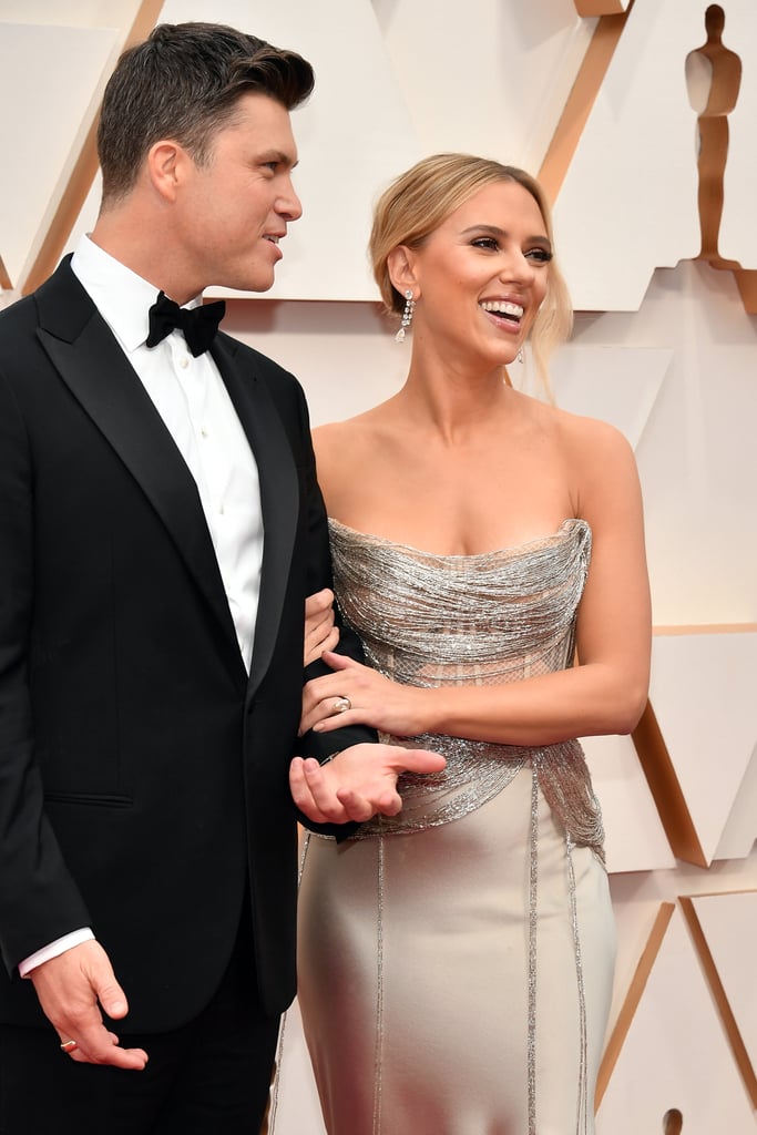 Scarlett Johansson's Silver Oscar de la Renta Oscars Dress