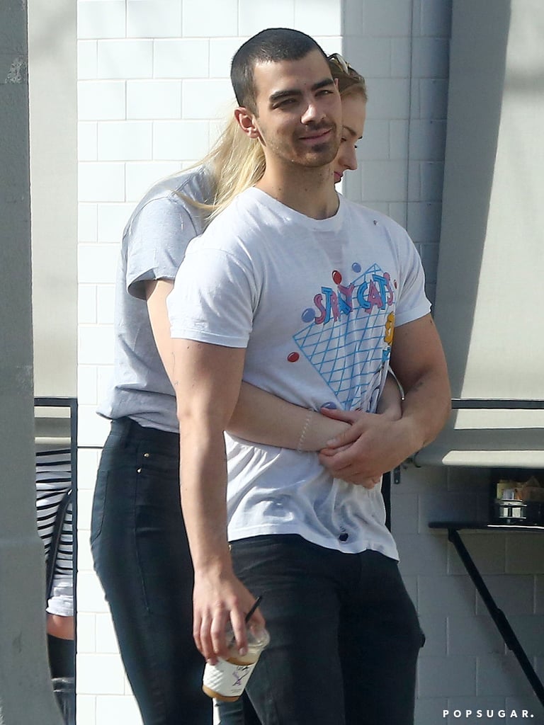 Joe Jonas and Sophie Turner in LA April 2017