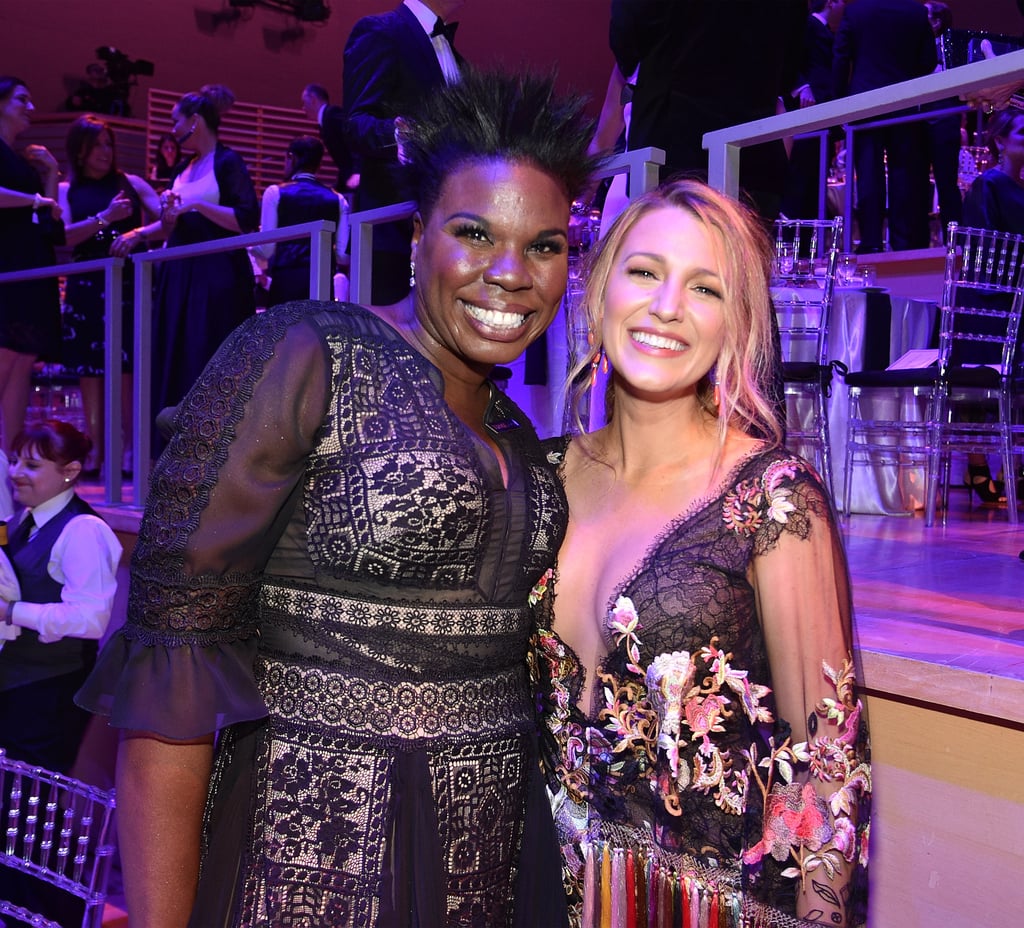 Leslie Jones With Ryan Reynolds at Time 100 Gala 2017