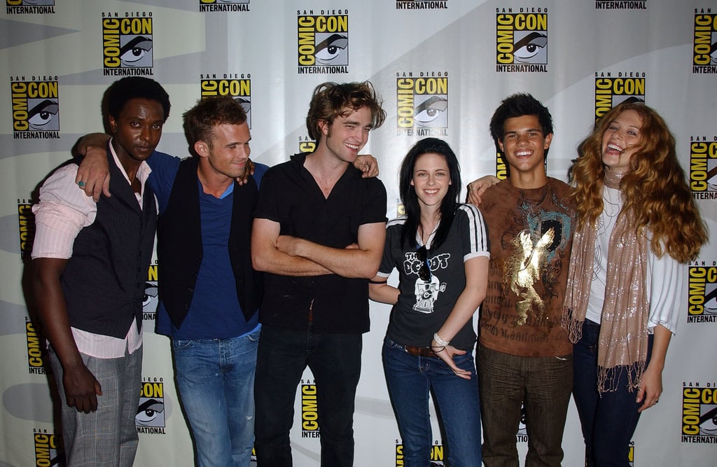 The Twilight cast shared a laugh at a panel for the film at the 2008 convention.