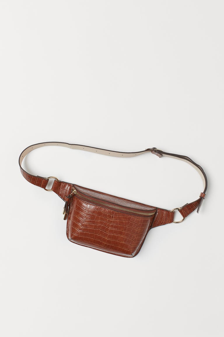 H&M Crocodile-Patterned Belt Bag