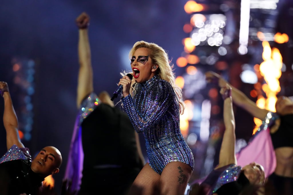 Lady Gaga Super Bowl Halftime Show Pictures Popsugar Celebrity