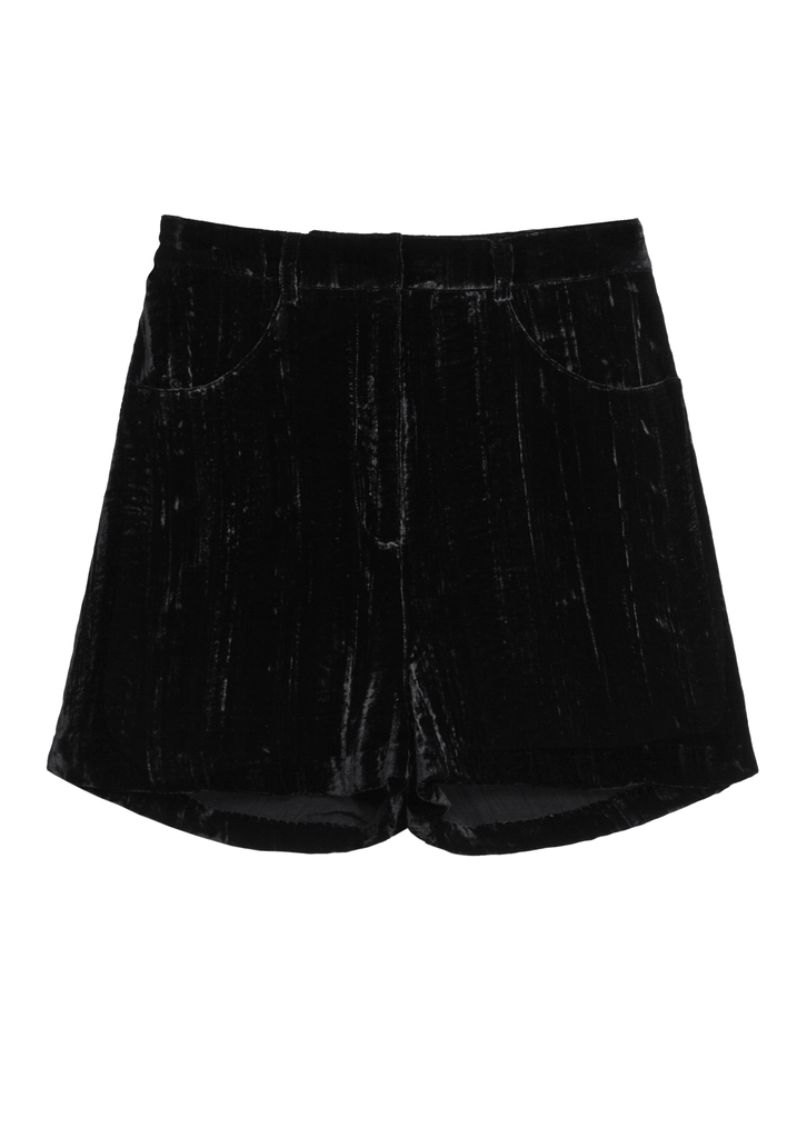 Rodarte x & Other Stories Crushed Velvet Shorts ($65)
