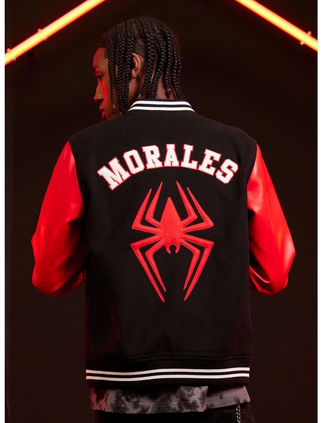 Spider man hotsell varsity jacket