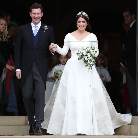 Princess Eugenie Jack Brooksbank Wedding Outfit Exhibition