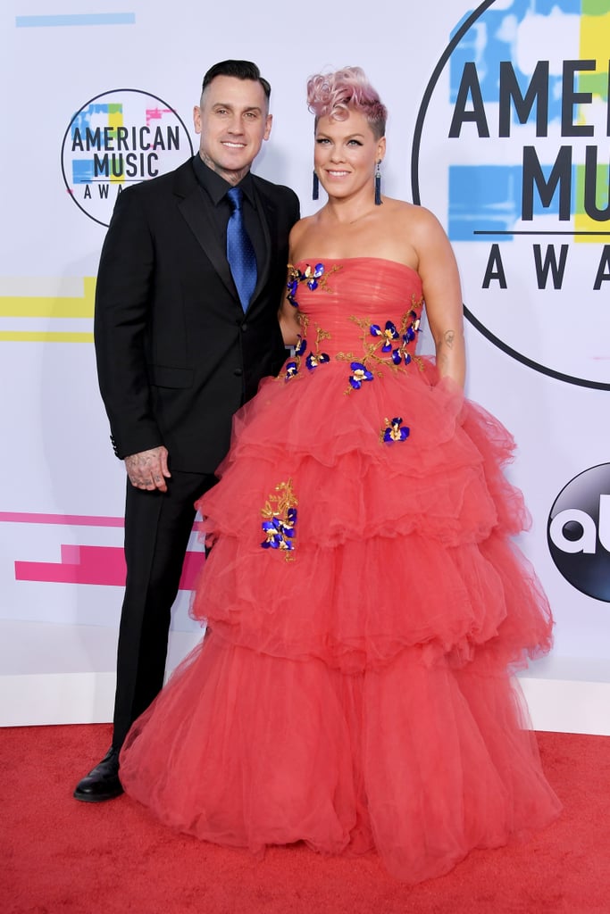 Pink and Carey Hart at the 2017 American Music Awards
