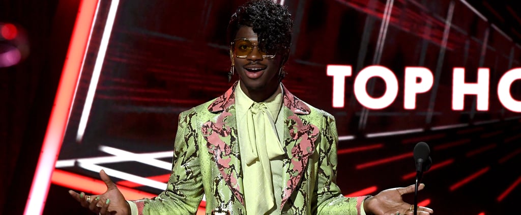 Lil Nas X's Snakeskin Suit at Billboard Music Awards 2020