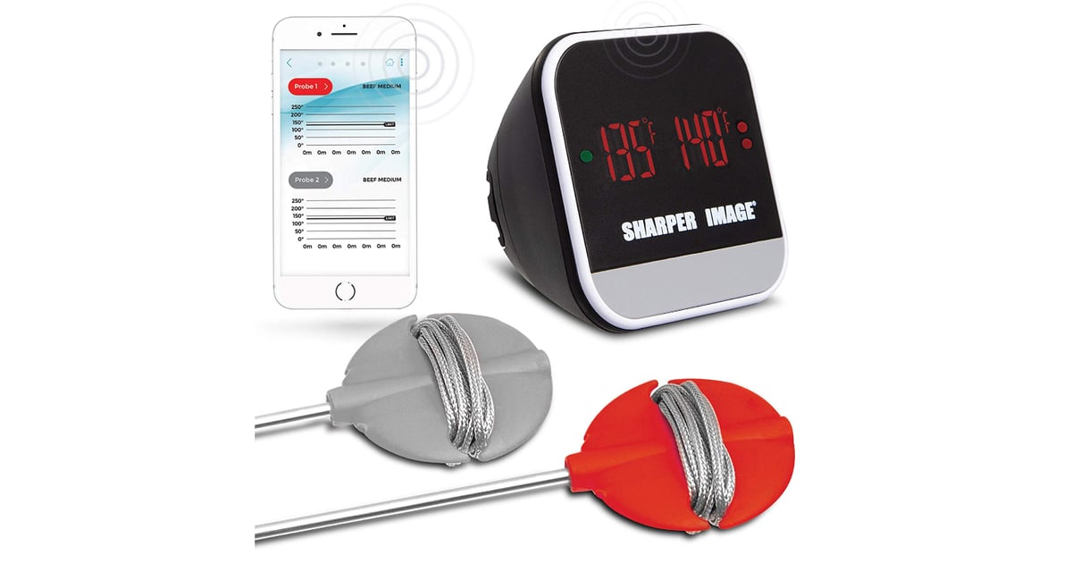 Sharper Image Bluetooth Smartphone Grill Thermometer Cool and Cheap