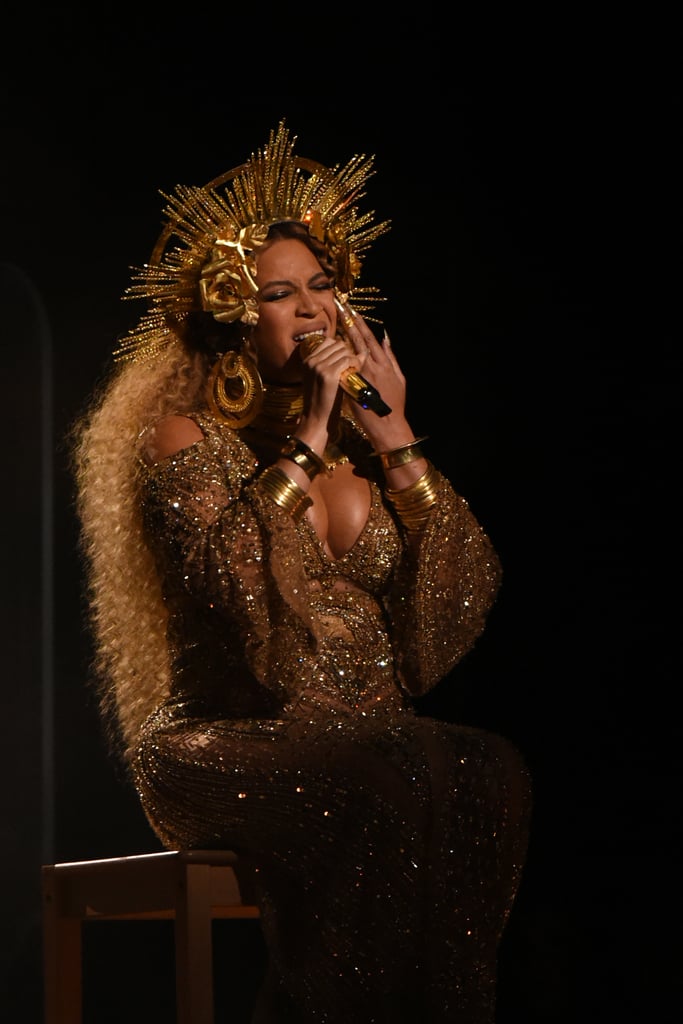 Beyonce Knowles at the 2017 Grammys