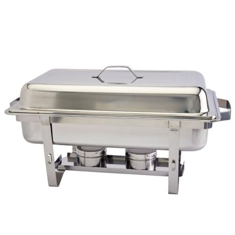 Our Table 9.5 Qt. Stainless Steel Rectangular Chafing Dish