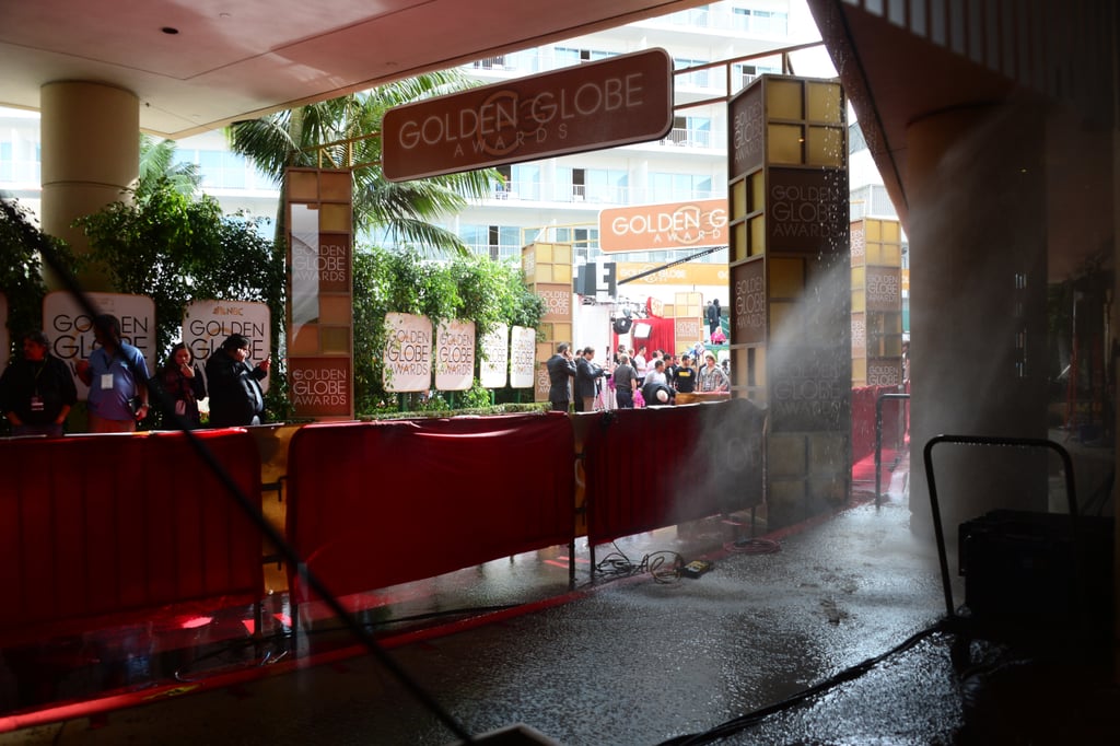 Sewage on Golden Globes Red Carpet