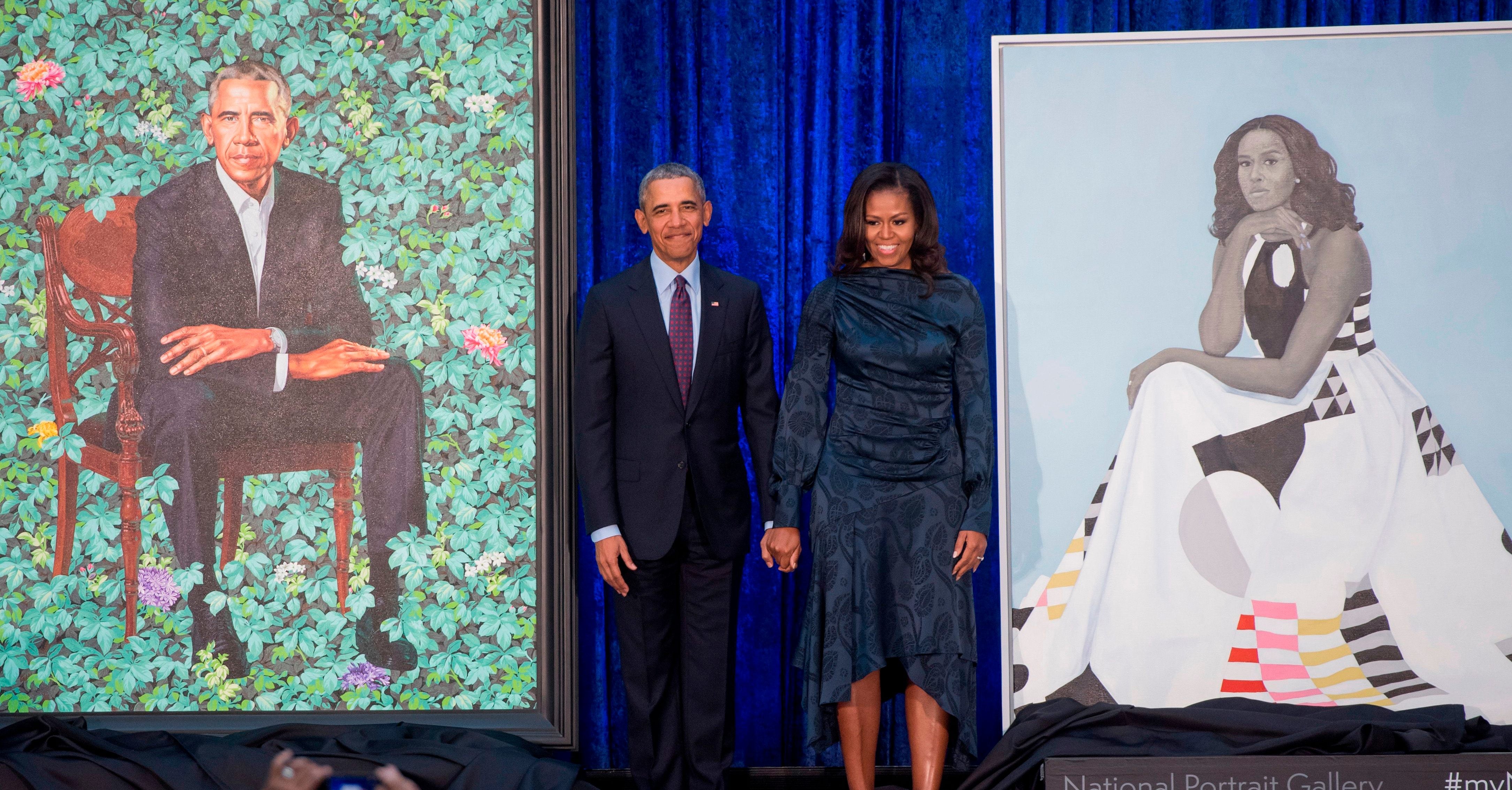 Official Portraits of Barack and Michelle Obama Revealed | POPSUGAR News