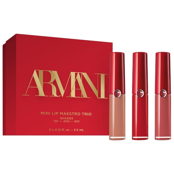 Armani Beauty Mini Lip Maestro Liquid Matte Lipstick Set