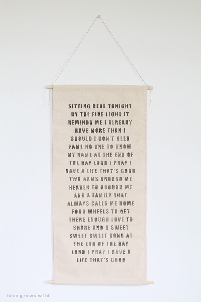 Canvas Wall Art 30 Diy Projects That Prove Drop Cloths Are A