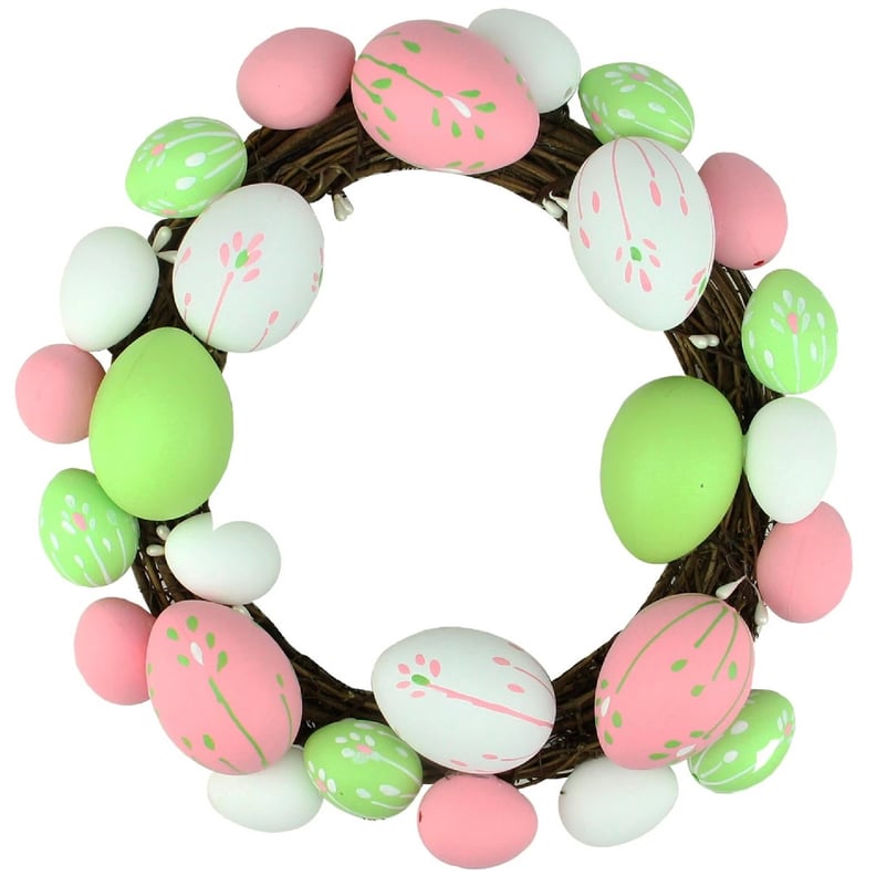 Pastel Easter Egg Grapevine Wreath